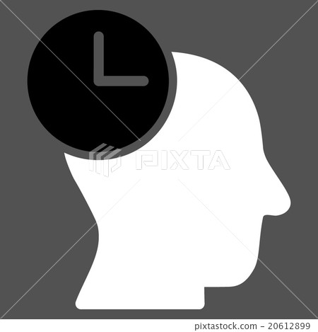 Time Thinking Icon - Stock Illustration [20612899] - PIXTA