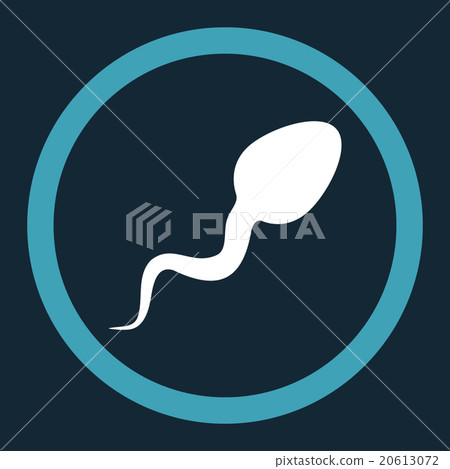 Zoosperm Rounded Vector Icon Zoosperm Rounded Vector Icon 20613072
