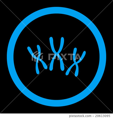 Chromosomes Rounded Vector Icon - Stock Illustration [20613095] - PIXTA