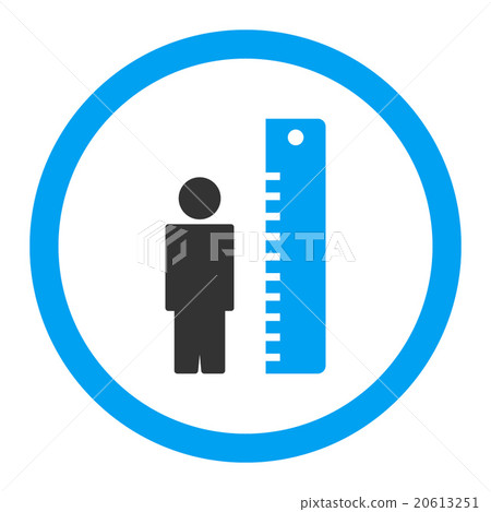 Height Meter Rounded Vector Icon 20613251