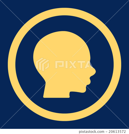 Head Rounded Vector Icon Head Rounded Vector Icon 20613572