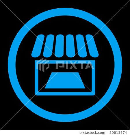 Shop Rounded Vector Icon Shop Rounded Vector Icon 20613574