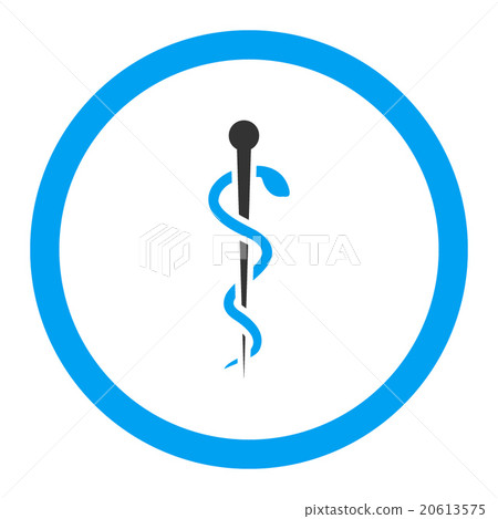 Medical Needle Rounded Vector Icon Medical Needle Rounded Vector Icon 20613575
