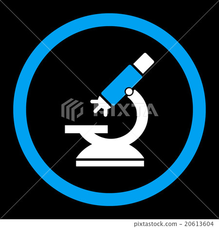 Labs Microscope Rounded Vector Icon 20613604