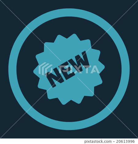New Tag Rounded Vector Icon New Tag Rounded Vector Icon 20613996