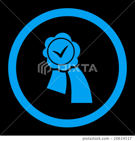 Validation Seal Rounded Vector Icon - Stock Illustration [20614517] - PIXTA