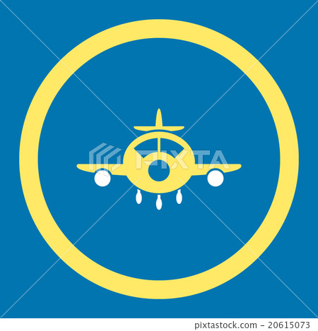 Aircraft Rounded Vector Icon 20615073