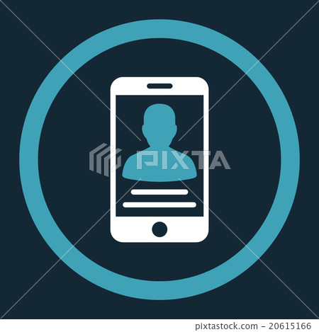 Patient Mobile Account Rounded Vector Icon 20615166