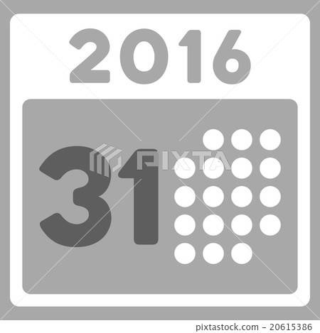 Last 2016 Month Day Icon Last 2016 Month Day Icon 20615386