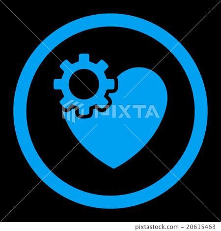 Heart Surgery Rounded Vector Icon 20615463