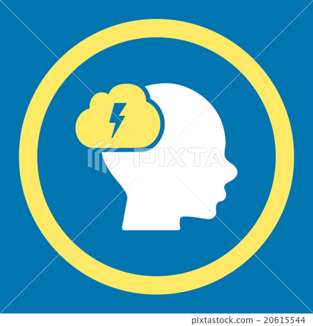 Brainstorm Rounded Vector Icon 20615544
