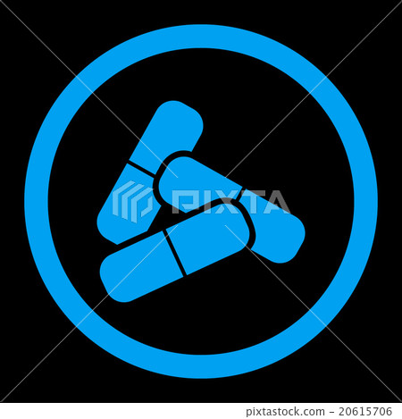 Pills Rounded Vector Icon Pills Rounded Vector Icon 20615706