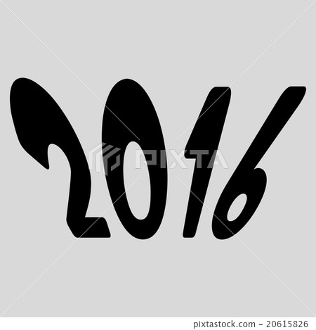 2016 Year Icon - Stock Illustration [20615826] - PIXTA