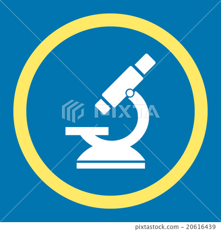 Microscope Rounded Vector Icon 20616439