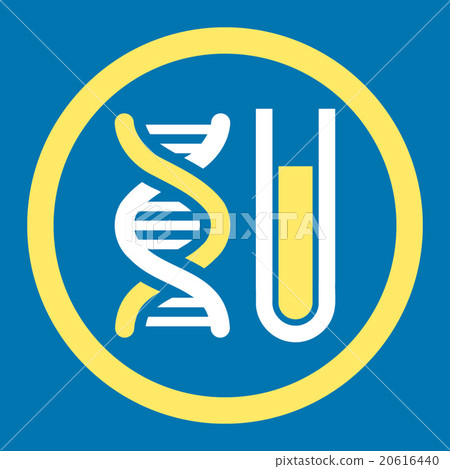 Genetic Analysis Rounded Vector Icon 20616440