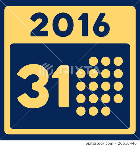 Last 2016 Month Day Icon Last 2016 Month Day Icon 20616446