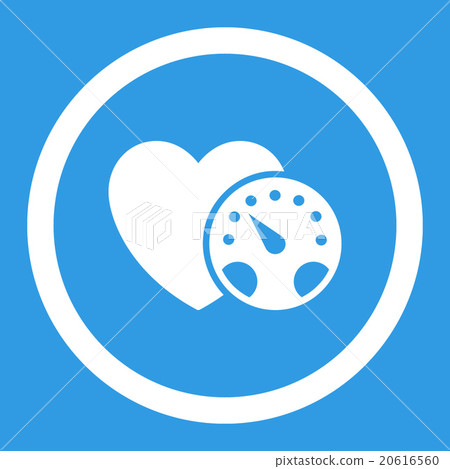 Blood Pressure Meter Rounded Vector Icon - Stock Illustration [20616560 ...