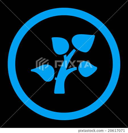 Plant Rounded Vector Icon - Stock Illustration [20617071] - PIXTA