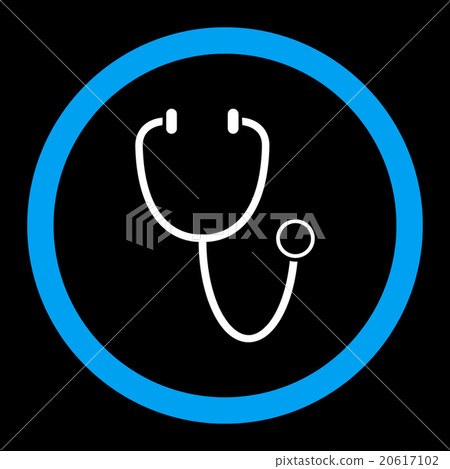 Stethoscope Rounded Vector Icon 20617102