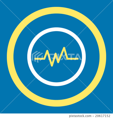 Pulse Monitoring Rounded Vector Icon 20617152