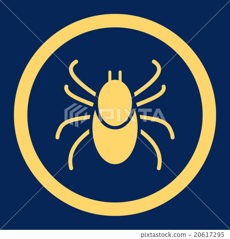 Mite Rounded Vector Icon Mite Rounded Vector Icon 20617295