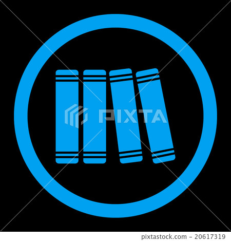 Library Books Rounded Vector Icon - Stock Illustration [20617319] - PIXTA