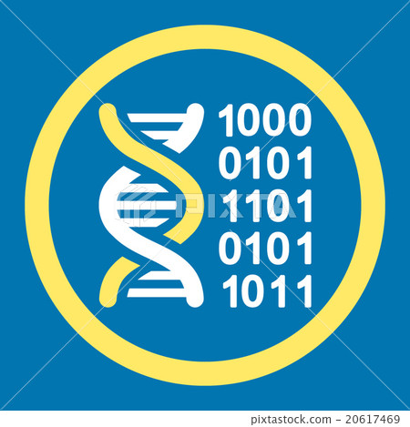 Genetic Code Rounded Vector Icon Genetic Code Rounded Vector Icon 20617469