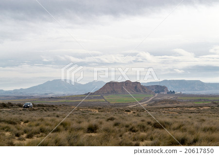Driving across bardenas 20617850