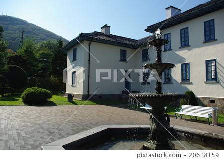Old British Consulate in Hakodate City Garden fountain 20618159