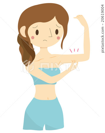 擔心上臂下垂的女性 20619004