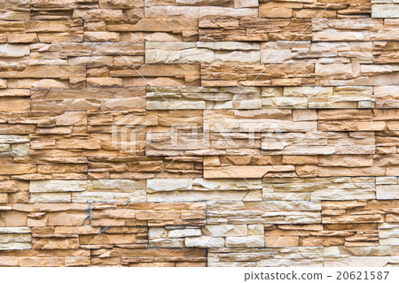 Sand stone wall closed up 20621587