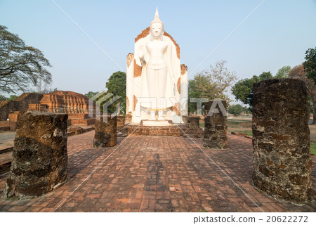 White Buddha statue White Buddha statue 20622272
