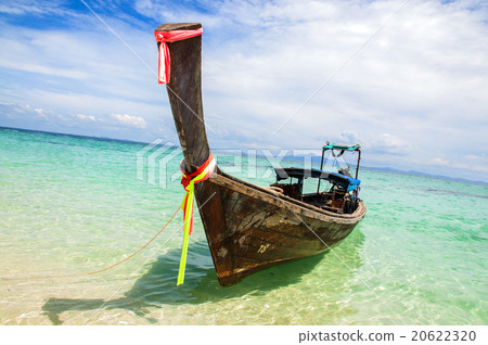 Traditional Thai wooden longtail boats Thailand 20622320