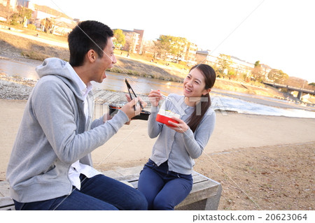 在Kamogawa野餐 在Kamogawa野餐 20623064