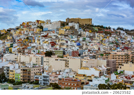 Panoramic view of Las Palmas, Grand Canary, Spain 20623582
