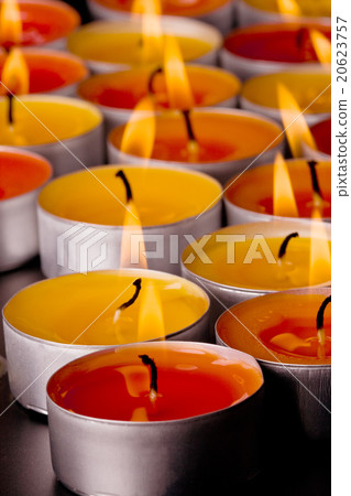 flaming candles 20623757
