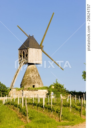 windmill near Montsoreau, Pays-de-la-Loire, France 20624787