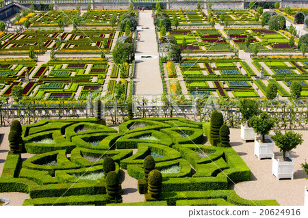 Villandry Castle's garden, Indre-et-Loire, France Villandry Castle's garden, Indre-et-Loire, France 20624916
