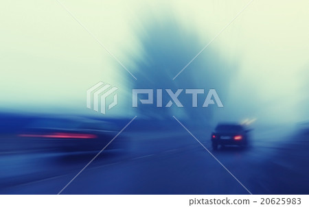blurred background autumn fog on city road blurred background autumn fog on city road 20625983