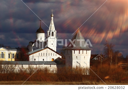 Church autumn sunset 20628032