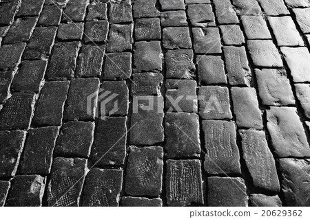 texture of the stone pavement texture of the stone pavement 20629362