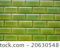 Texture, pattern of green clinker bricks or tiles 20630548