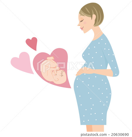 Baby and pregnant women - Stock Illustration [20630690] - PIXTA