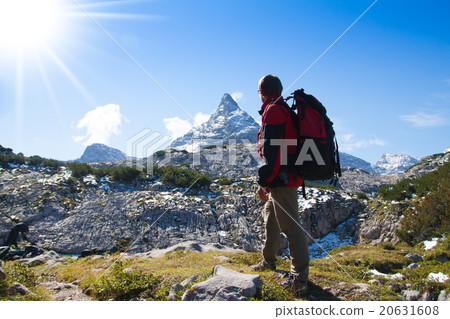 sport woman in mountains sport woman in mountains 20631608