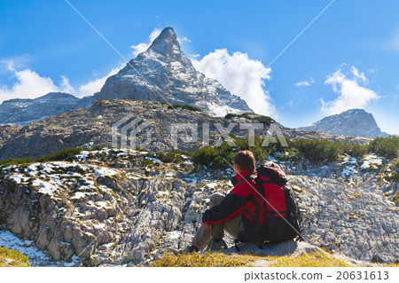 sport  woman in mountains 20631613