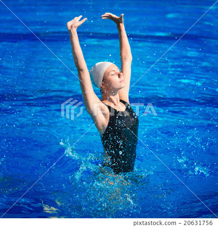Synchronized swimmer Synchronized swimmer 20631756