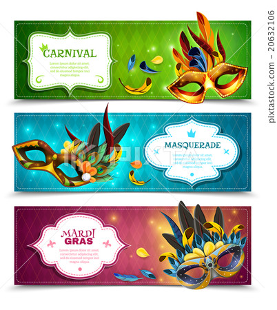 Masquerade Banners Set Masquerade Banners Set 20632106