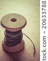 Vintage wooden spool 20633788