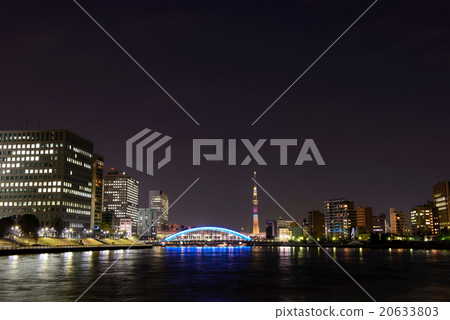 Sky Tree and Permanent Bridge 20633803