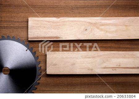 Woodwork elements with two piece of wood slats. 20633804